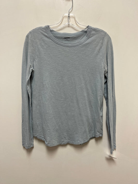 Blue Top Long Sleeve Madewell, Size S