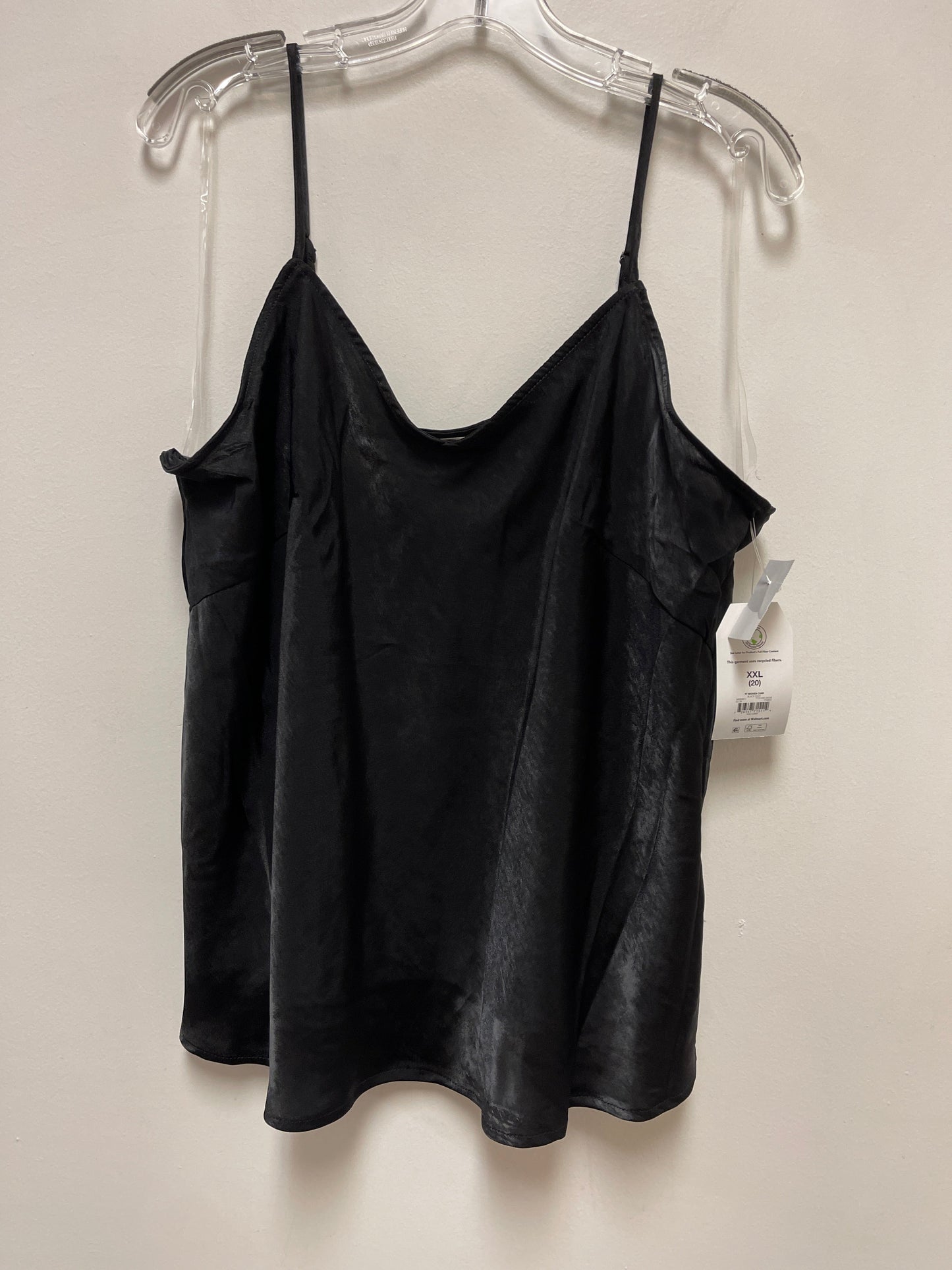 Top Sleeveless By Time And Tru In Black, Size: 3x