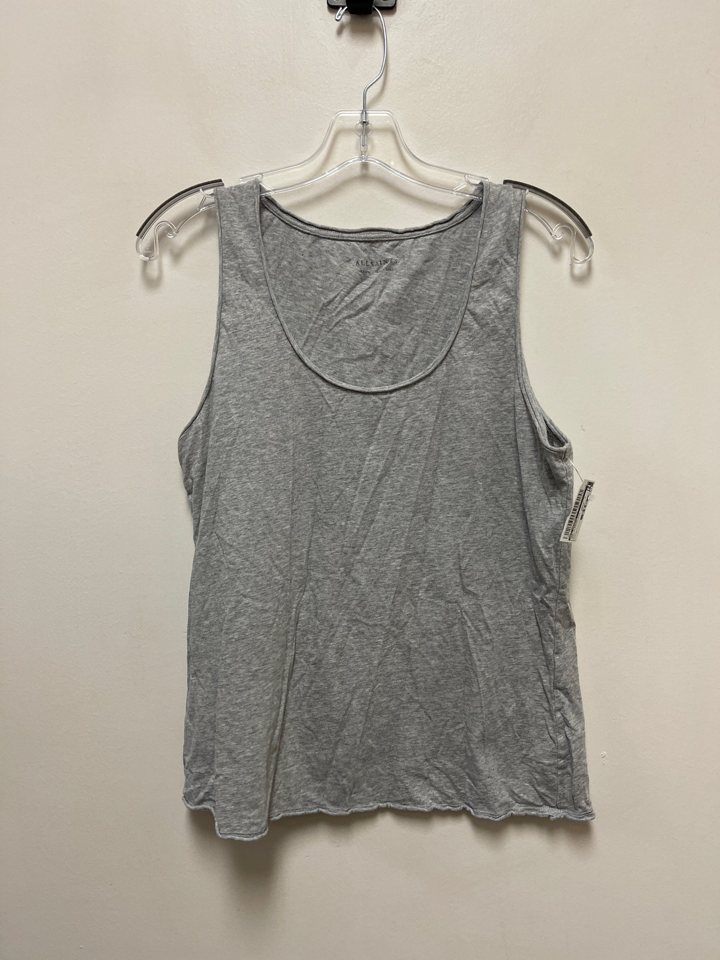 Top Sleeveless By All Saints In Grey, Size: M