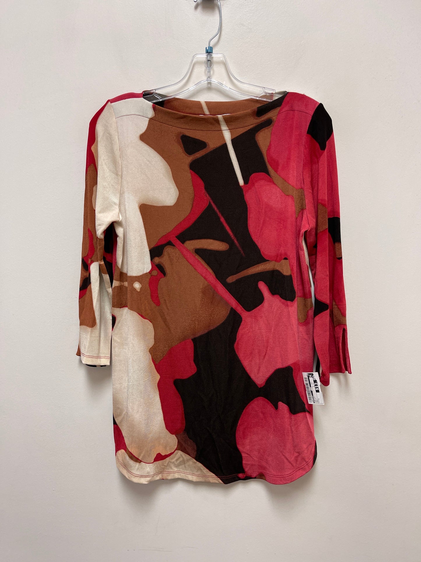 Top Long Sleeve By Chicos In Multi-colored, Size: S