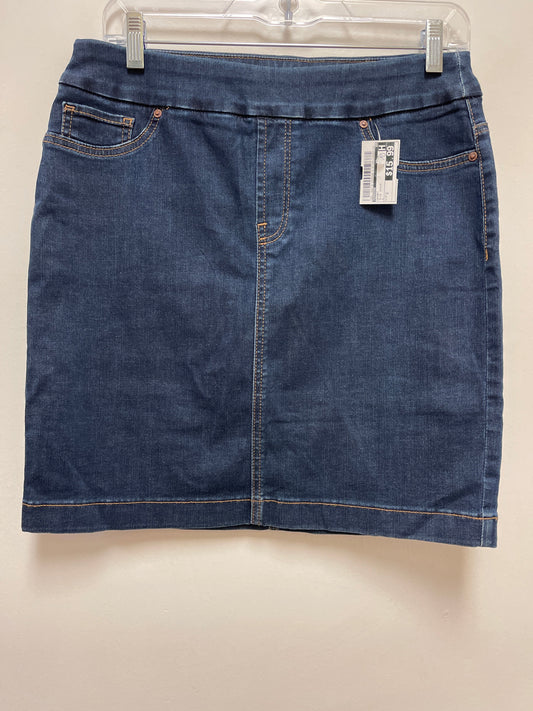 Skort By Chicos In Blue Denim, Size: 2