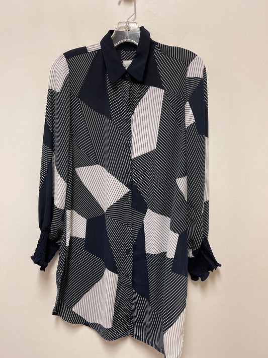 Tunic Long Sleeve By Chicos In Navy, Size: S