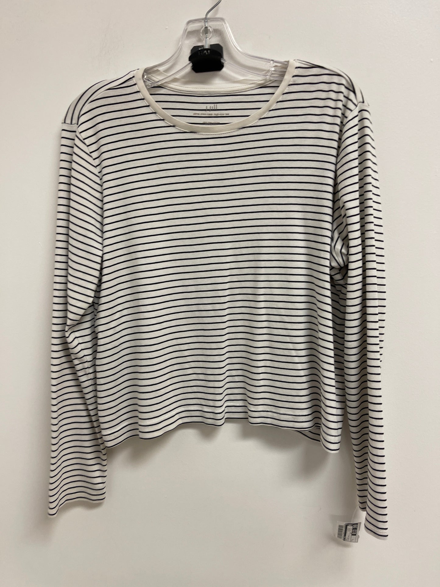 Top Long Sleeve By J. Jill In Striped Pattern, Size: L