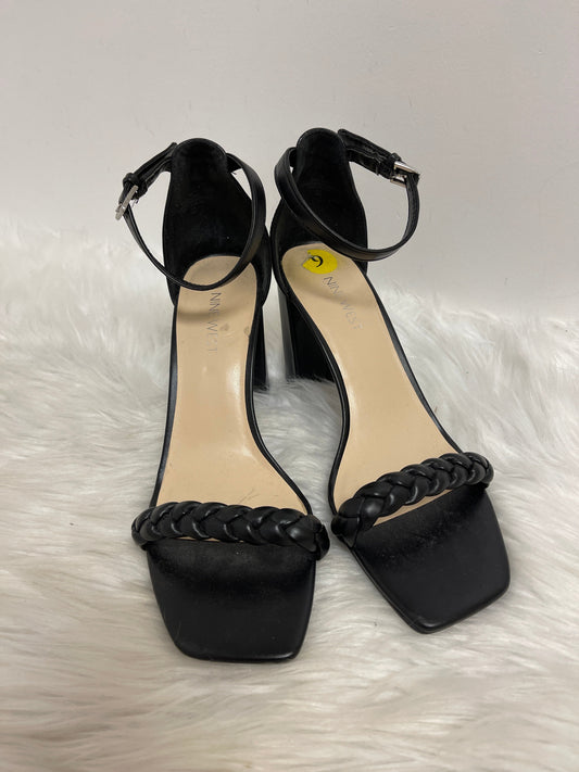 Shoes Heels Block By Nine West In Black, Size: 9