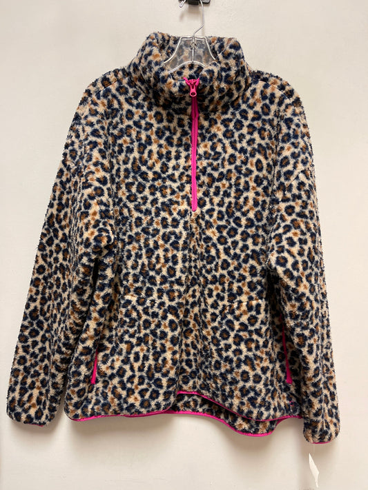 Jacket Faux Fur & Sherpa By Crown And Ivy In Animal Print, Size: Xl