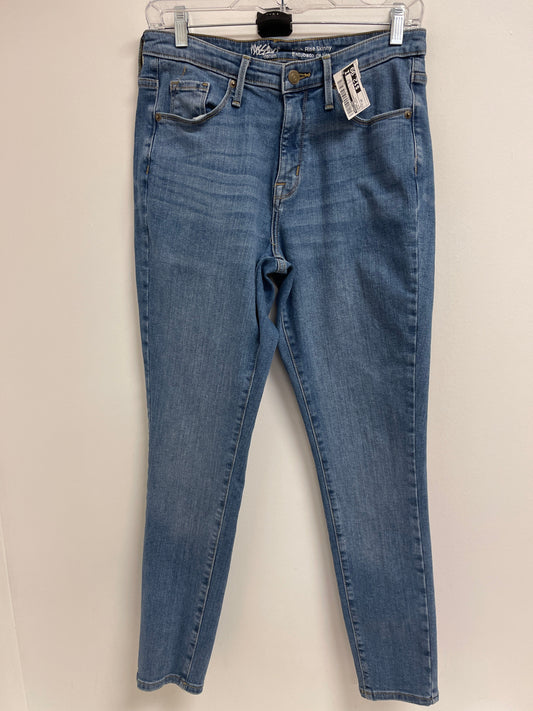 Jeans Skinny By Mossimo In Blue Denim, Size: 10