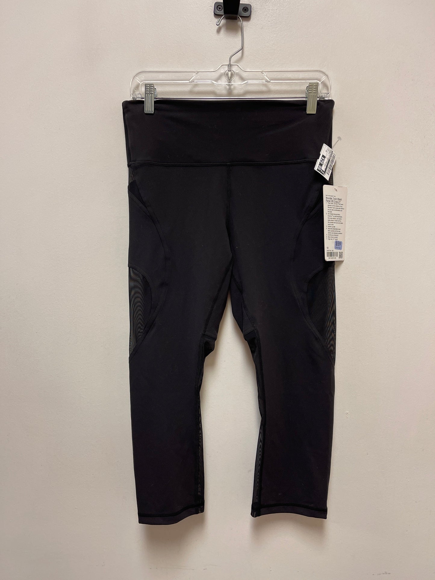 Athletic Leggings By Lululemon In Black, Size: 10