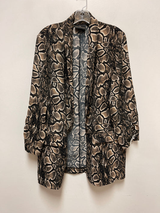 Cardigan By Worthington In Animal Print, Size: Xl