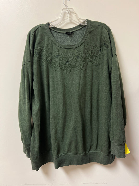 Sweater By Torrid In Green, Size: 2x