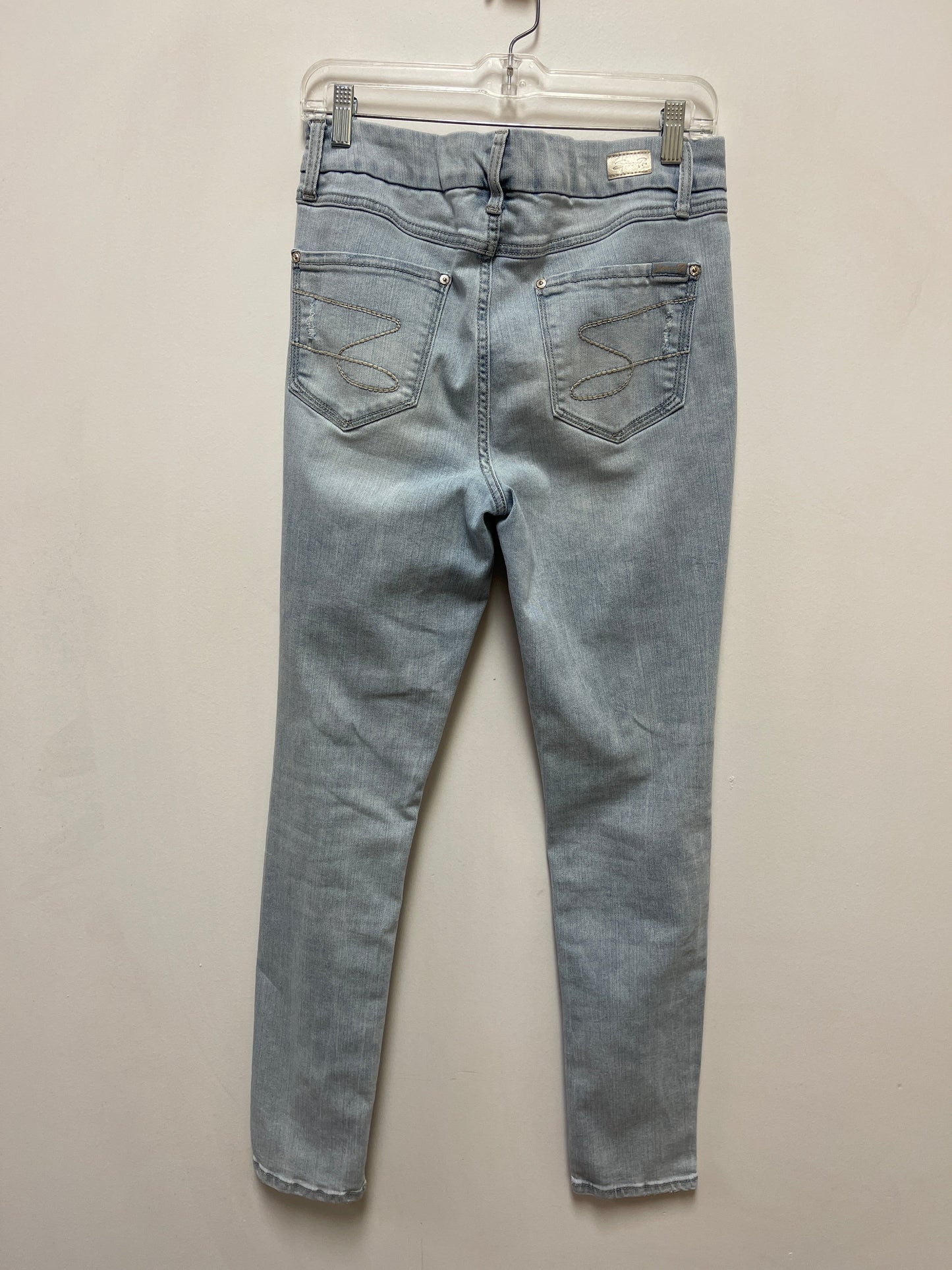 Jeans Skinny By Seven 7 In Blue Denim, Size: 8