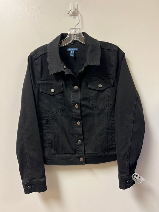 Jacket Denim By Isaac Mizrahi In Black, Size: M