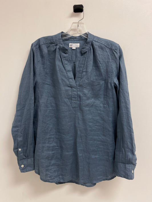 Top Long Sleeve By Gap In Blue, Size: S