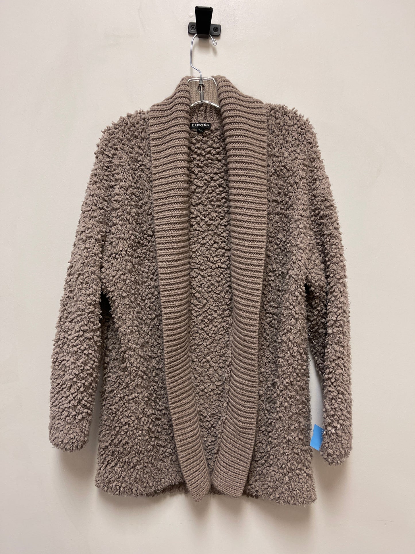 Cardigan By Express In Brown, Size: Osfm