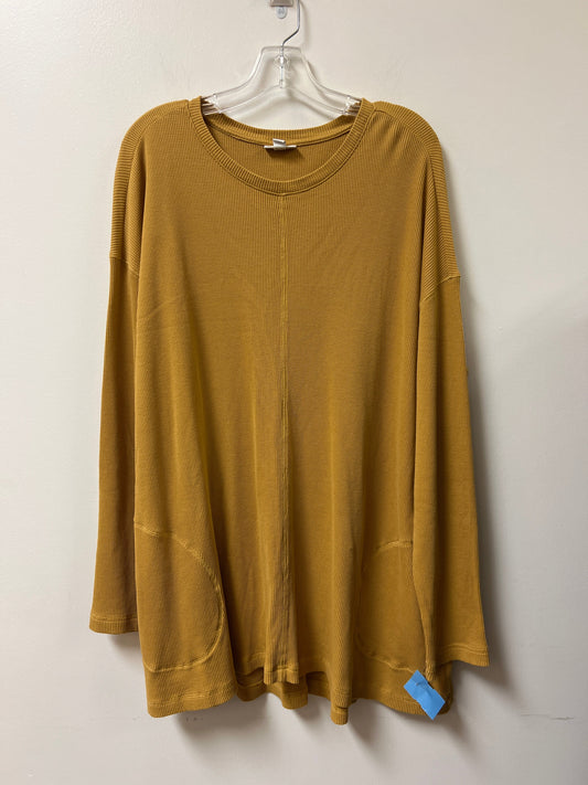 Tunic Long Sleeve By J. Jill In Yellow, Size: Xl