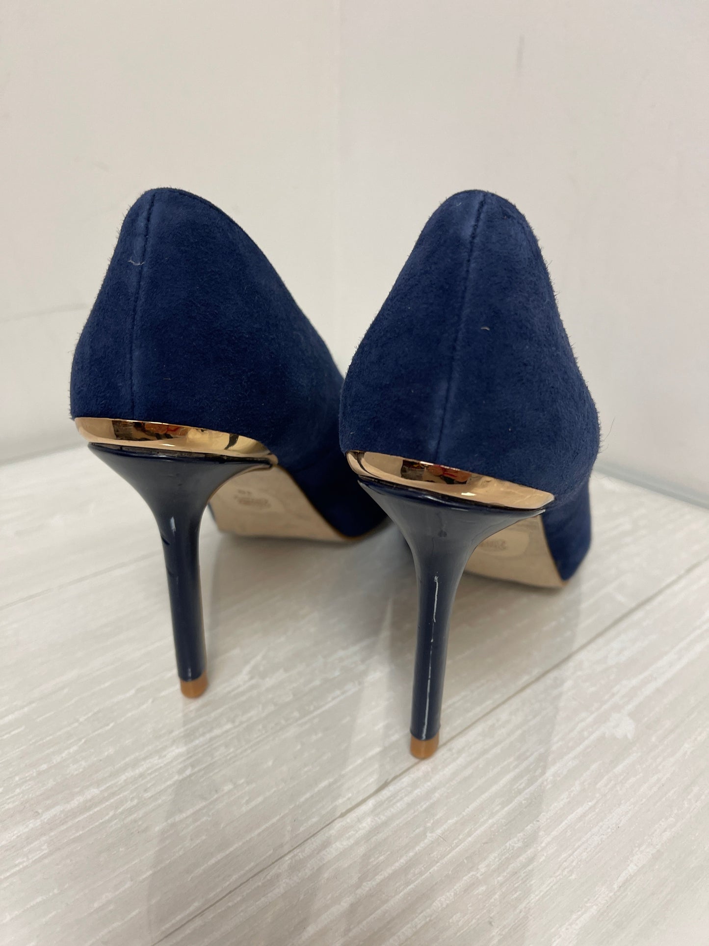 Shoes Heels Stiletto By Clothes Mentor In Navy, Size: 10