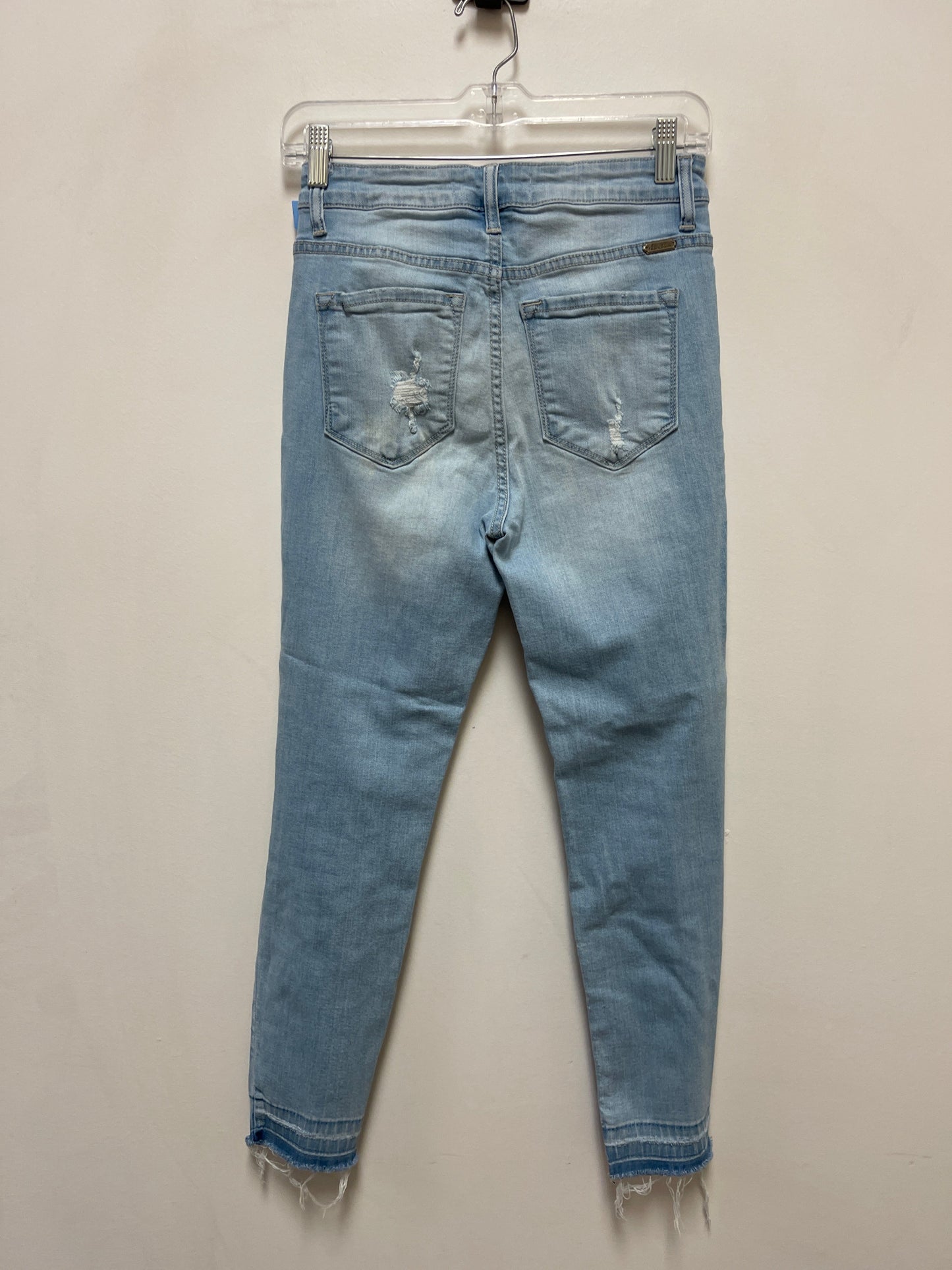 Jeans Skinny By Kancan In Blue Denim, Size: 4