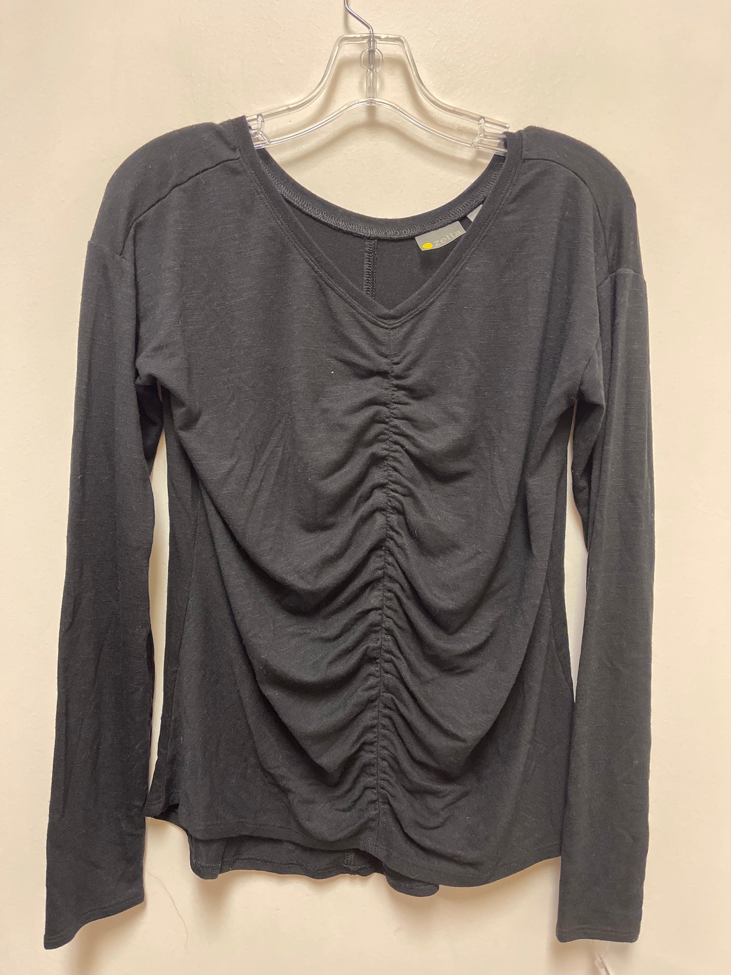 Top Long Sleeve By Zella In Black, Size: M