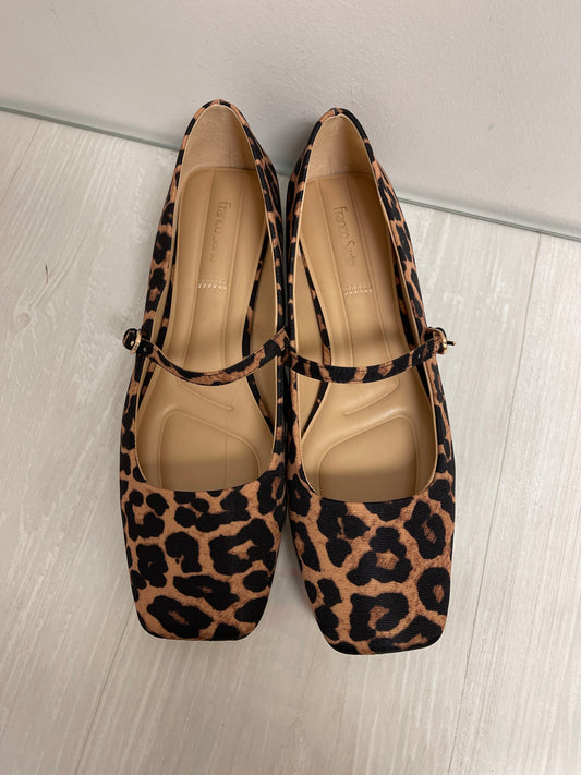 Shoes Flats By Franco Sarto In Animal Print, Size: 9.5