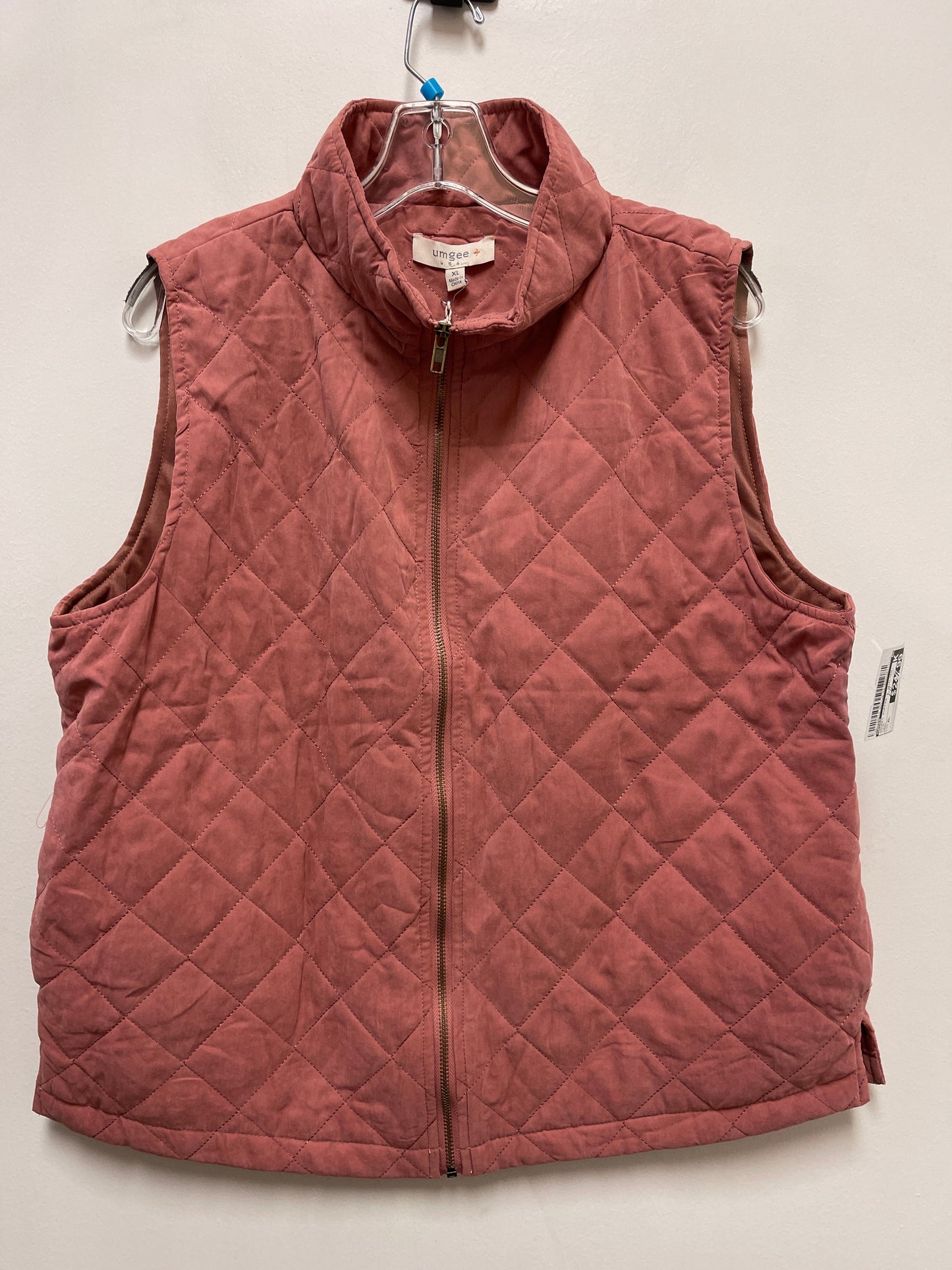 Jacket Puffer & Quilted By Umgee In Pink, Size: Xl