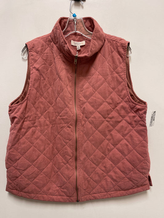 Jacket Puffer & Quilted By Umgee In Pink, Size: Xl