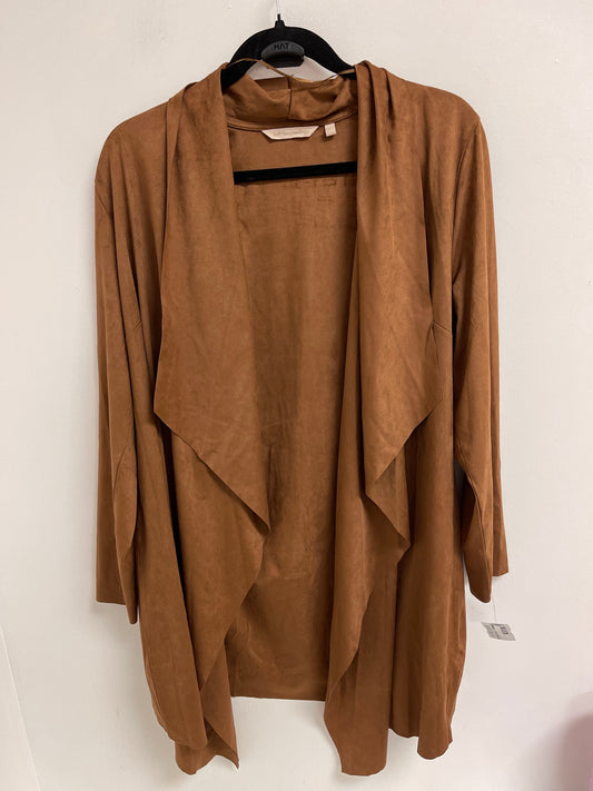 Cardigan By Soft Surroundings In Brown, Size: L