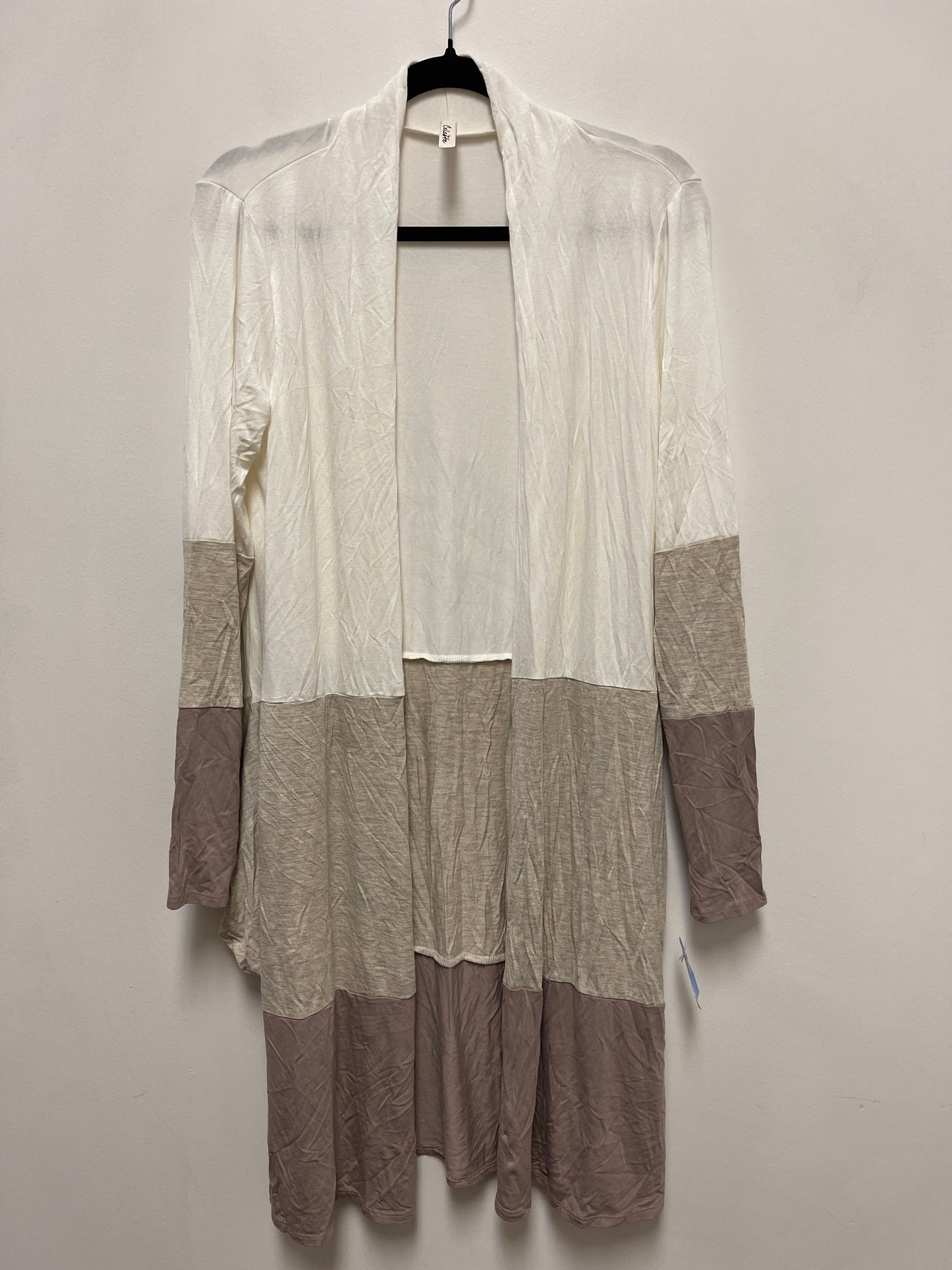 Cardigan By Clothes Mentor In Cream, Size: Osfm