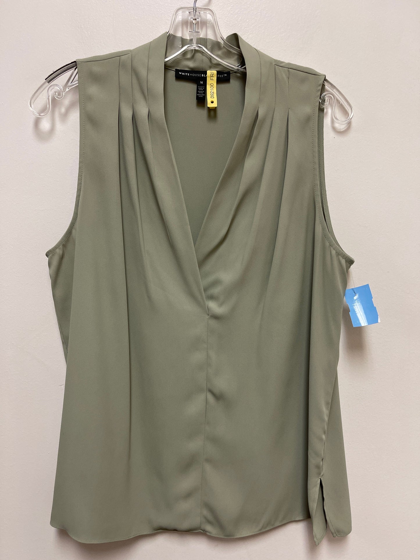 Top Sleeveless By White House Black Market In Green, Size: M