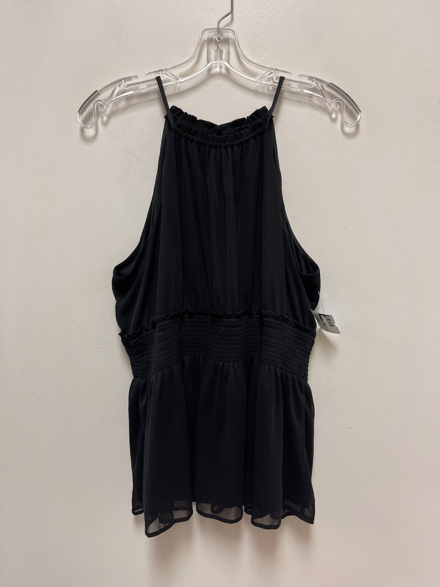 Top Sleeveless By Express In Black, Size: L