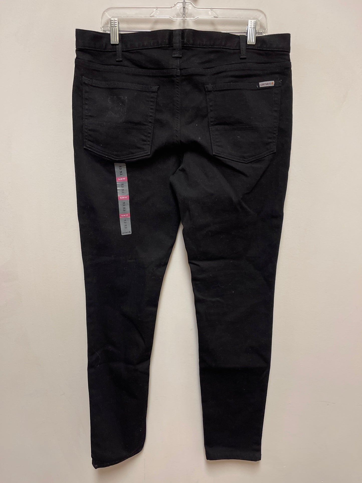 Jeans Skinny By Carhartt In Black, Size: 14