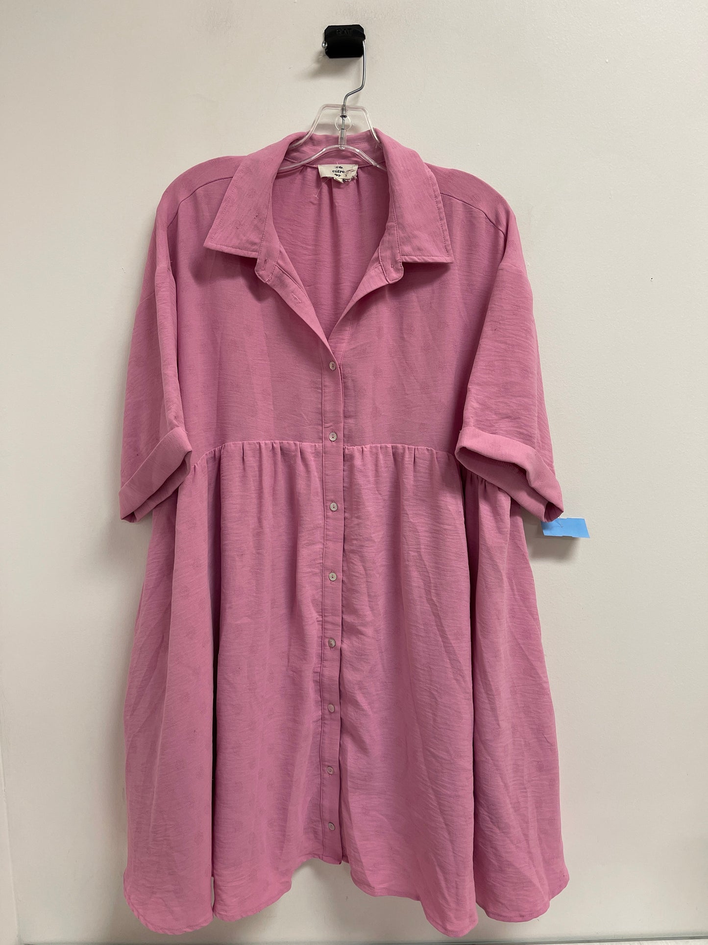 Dress Casual Midi By Entro In Pink, Size: M