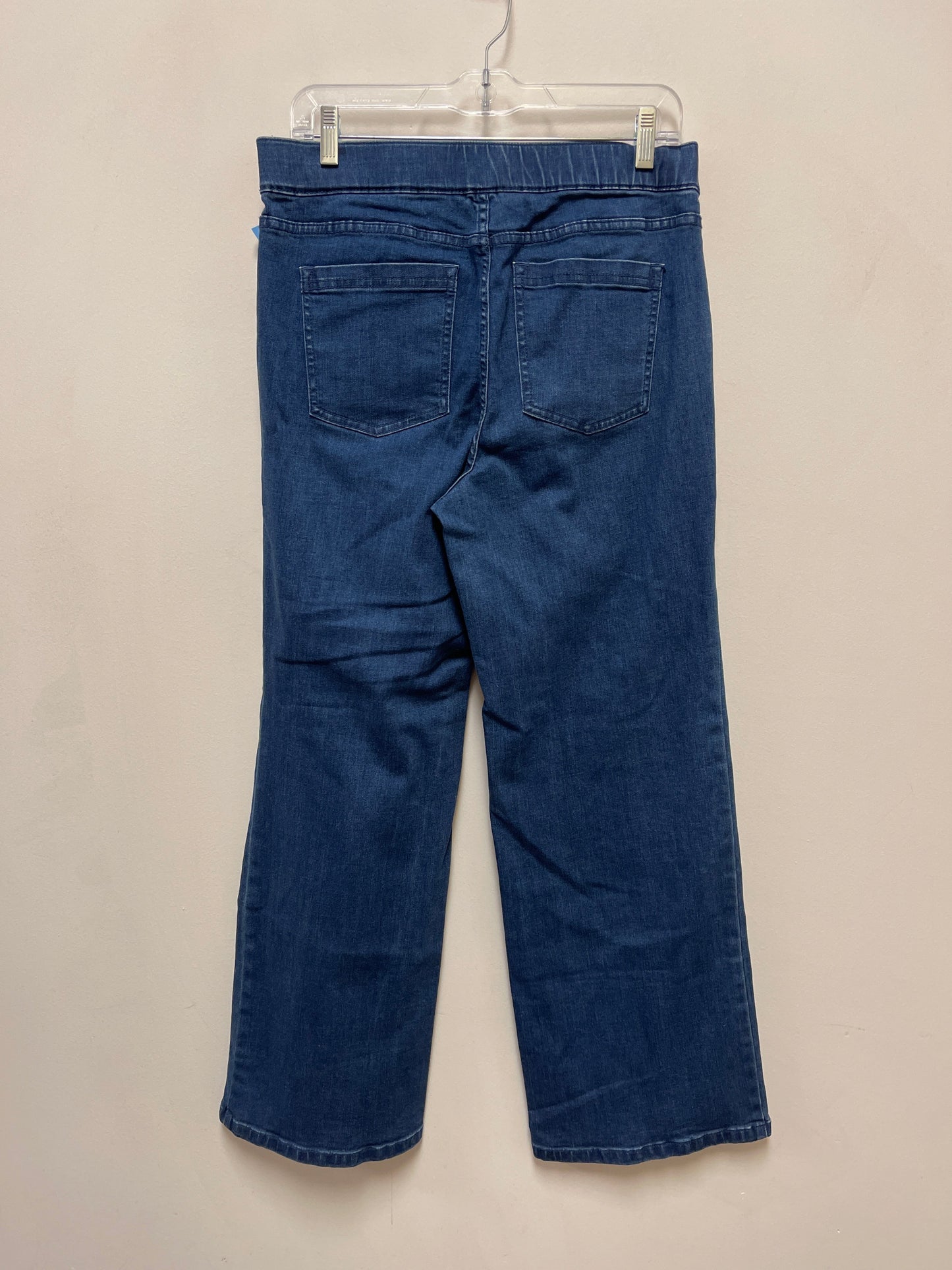 Jeans Straight By Isaac Mizrahi Live Qvc In Blue Denim, Size: 6