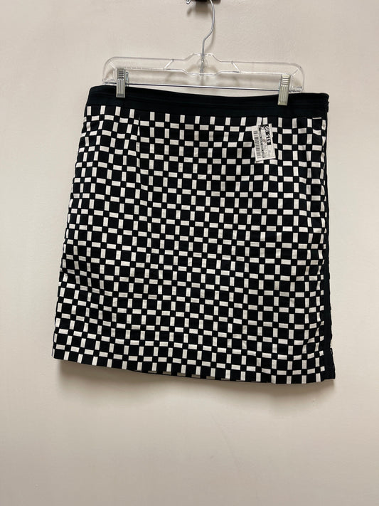 Skirt Midi By White House Black Market In Black & White, Size: 12