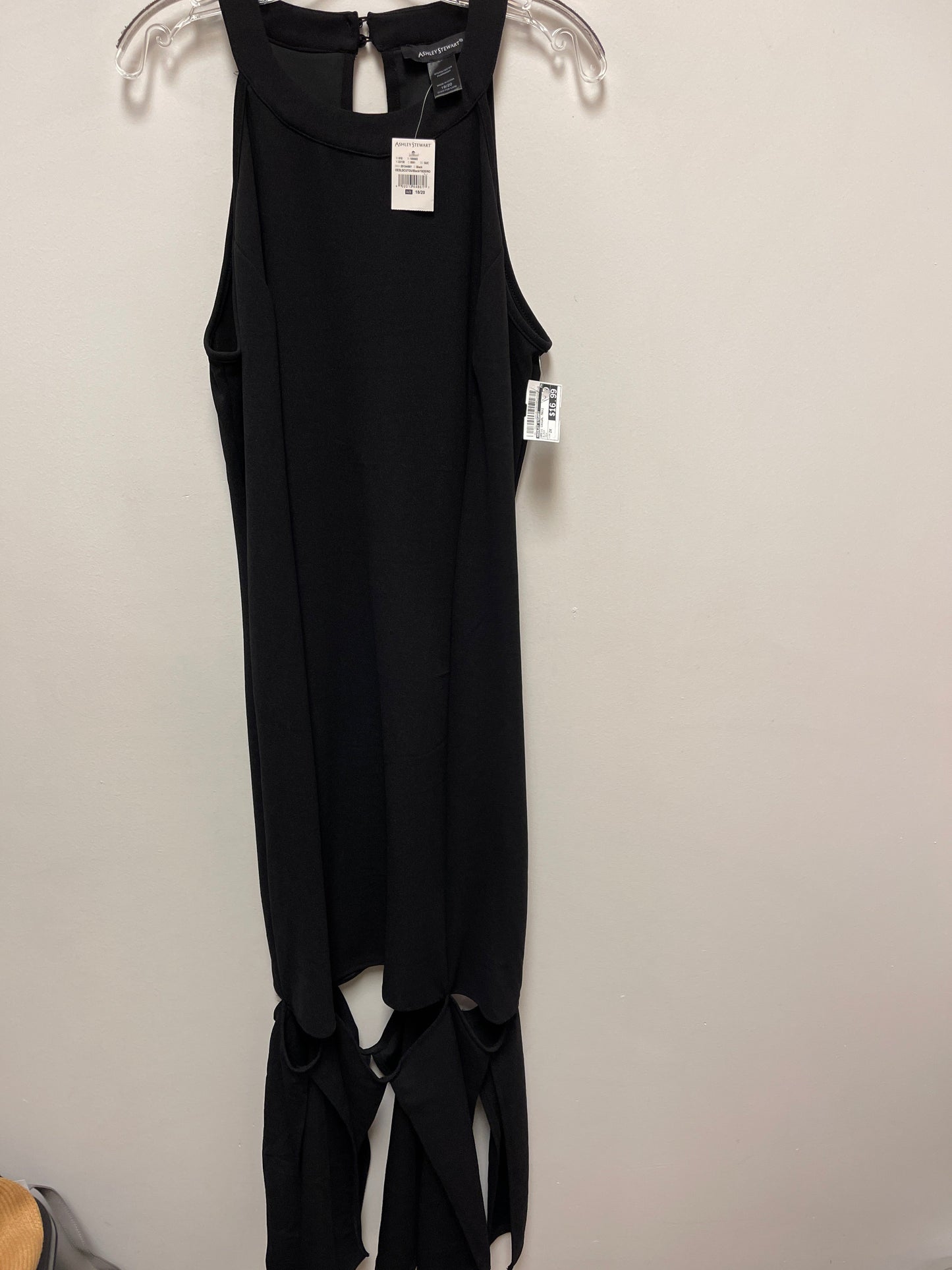 Black Dress Casual Maxi Ashley Stewart, Size 2x