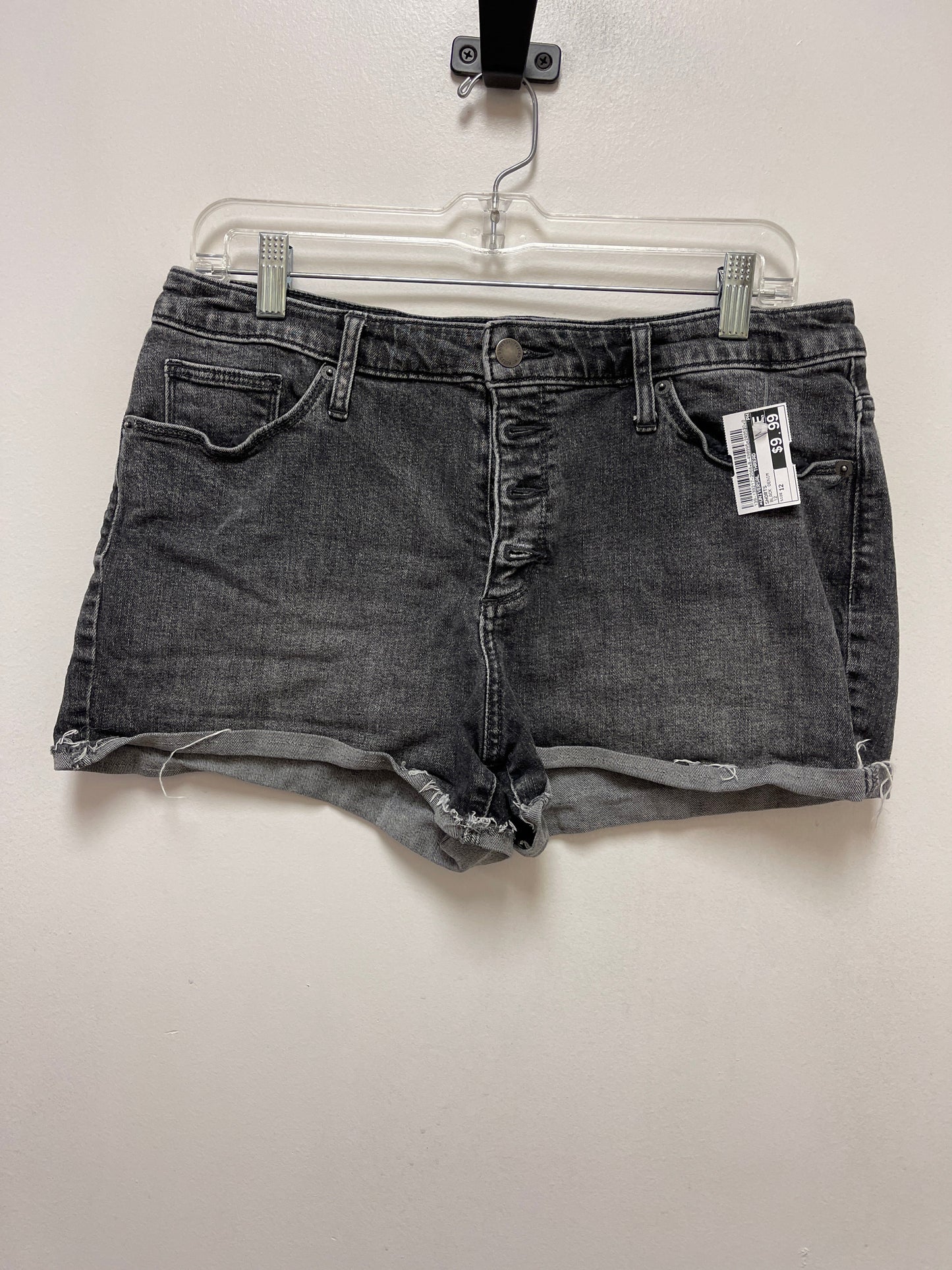 Black Denim Shorts Universal Thread, Size 12