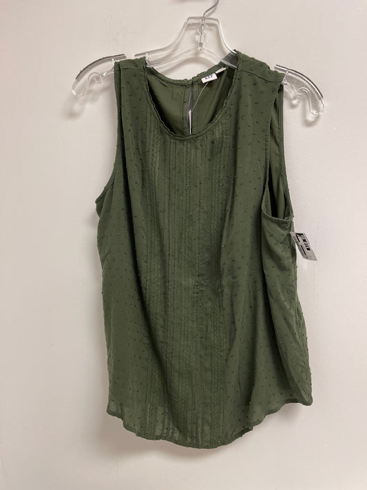 Green Top Sleeveless Gap, Size L