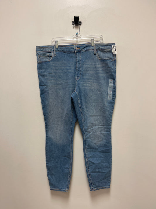 Blue Denim Jeans Skinny Old Navy, Size 3x