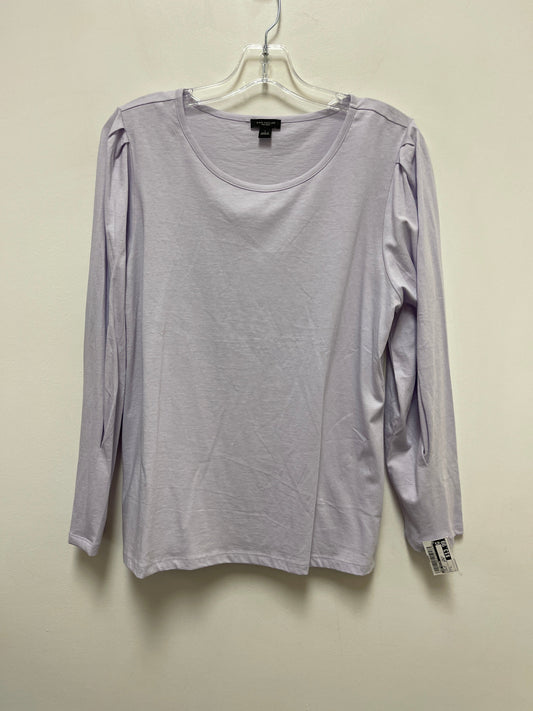 Purple Top Long Sleeve Ann Taylor, Size L