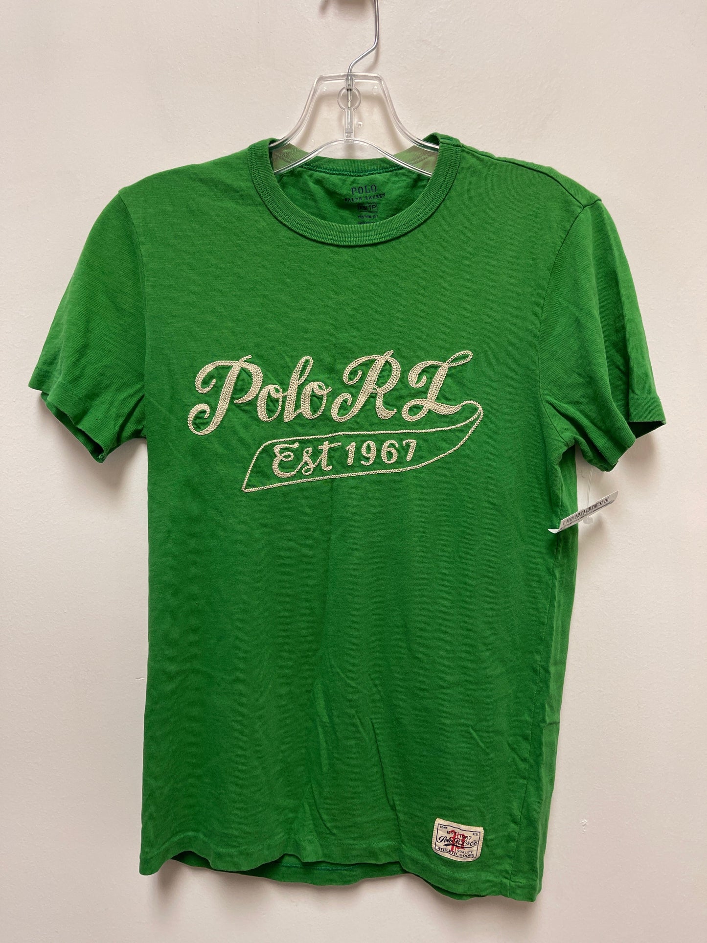 Green Top Short Sleeve Polo Ralph Lauren, Size Xs