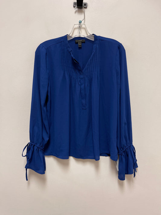 Top Long Sleeve By J. Crew In Blue, Size: Xs