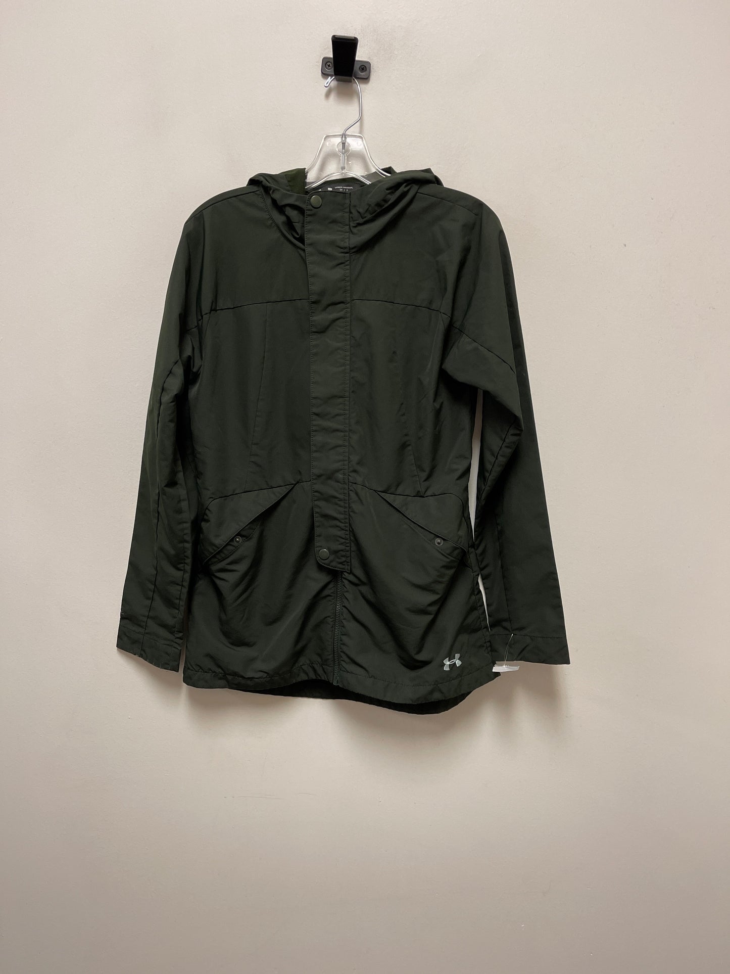 Coat Raincoat By Under Armour In Green, Size: S