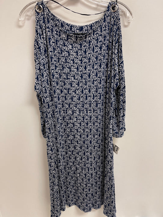 Dress Casual Short By Cable And Gauge In Blue & White, Size: L