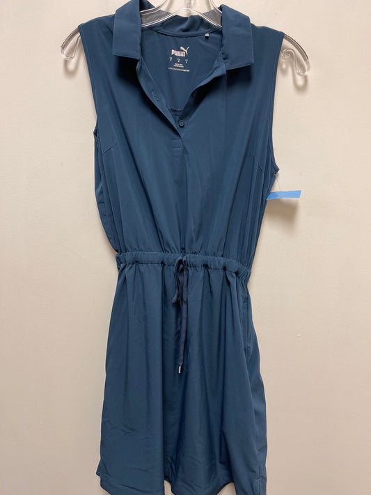 Athletic Dress By Puma In Blue, Size: S