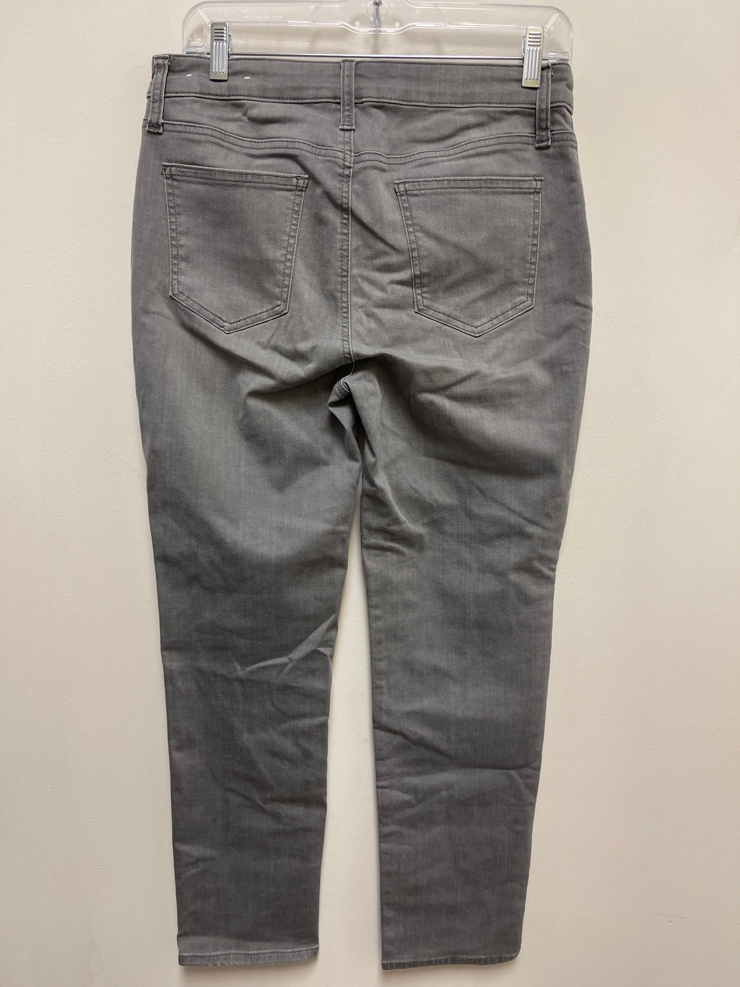 Jeans Skinny By Chicos In Grey Denim, Size: 6