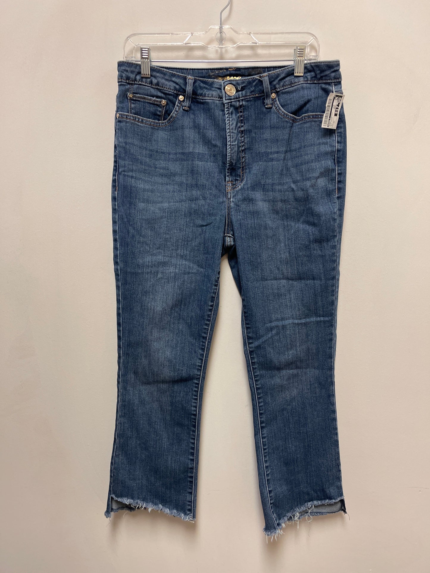 Jeans Straight By Seven 7 In Blue Denim, Size: 10