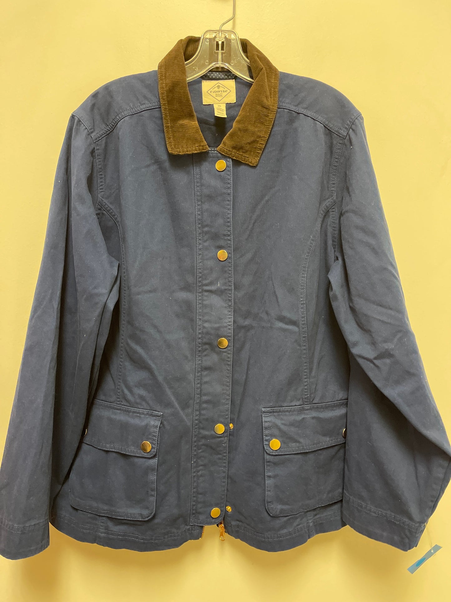 Jacket Other By St Johns Bay In Blue & Brown, Size: Xl