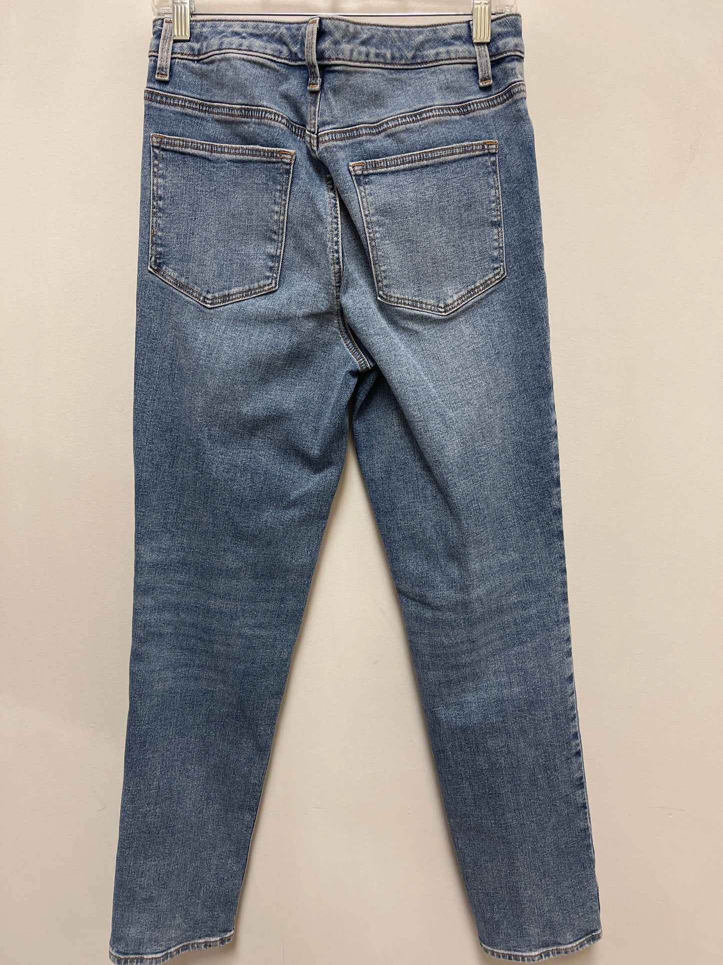 Jeans Straight By Talbots In Blue Denim, Size: 6