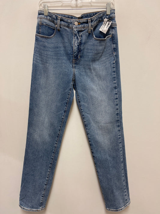 Jeans Straight By Talbots In Blue Denim, Size: 6