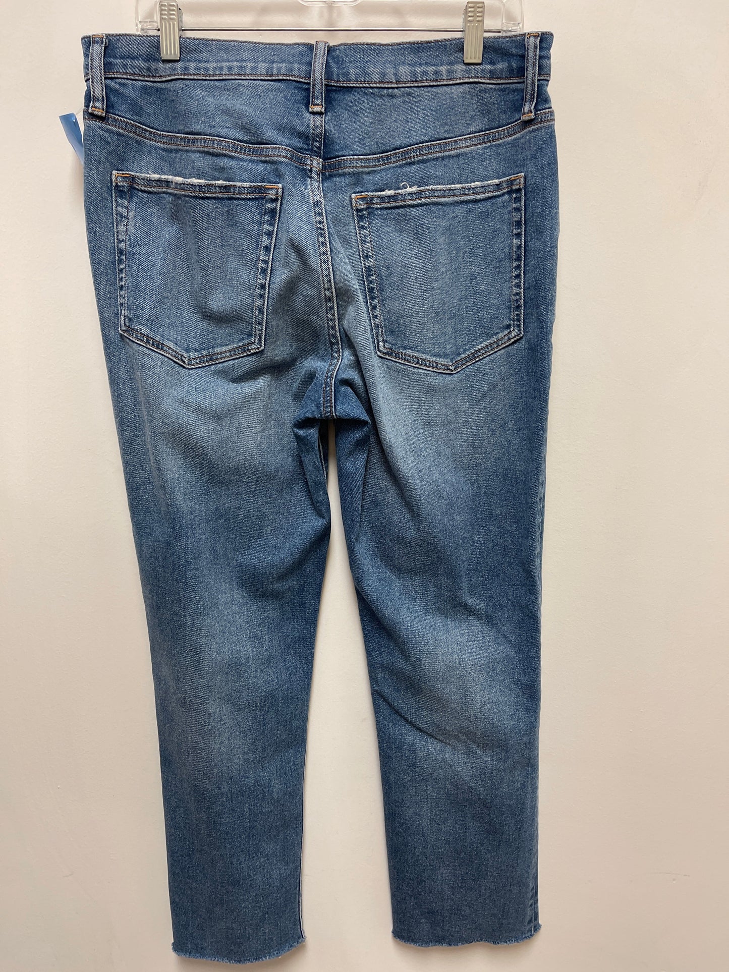 Jeans Straight By J. Crew In Blue Denim, Size: 10