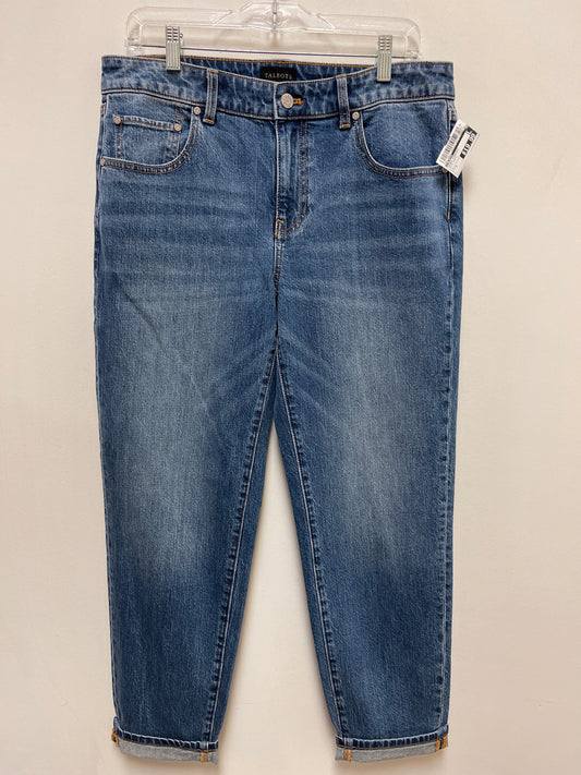 Jeans Straight By Talbots In Blue Denim, Size: 6