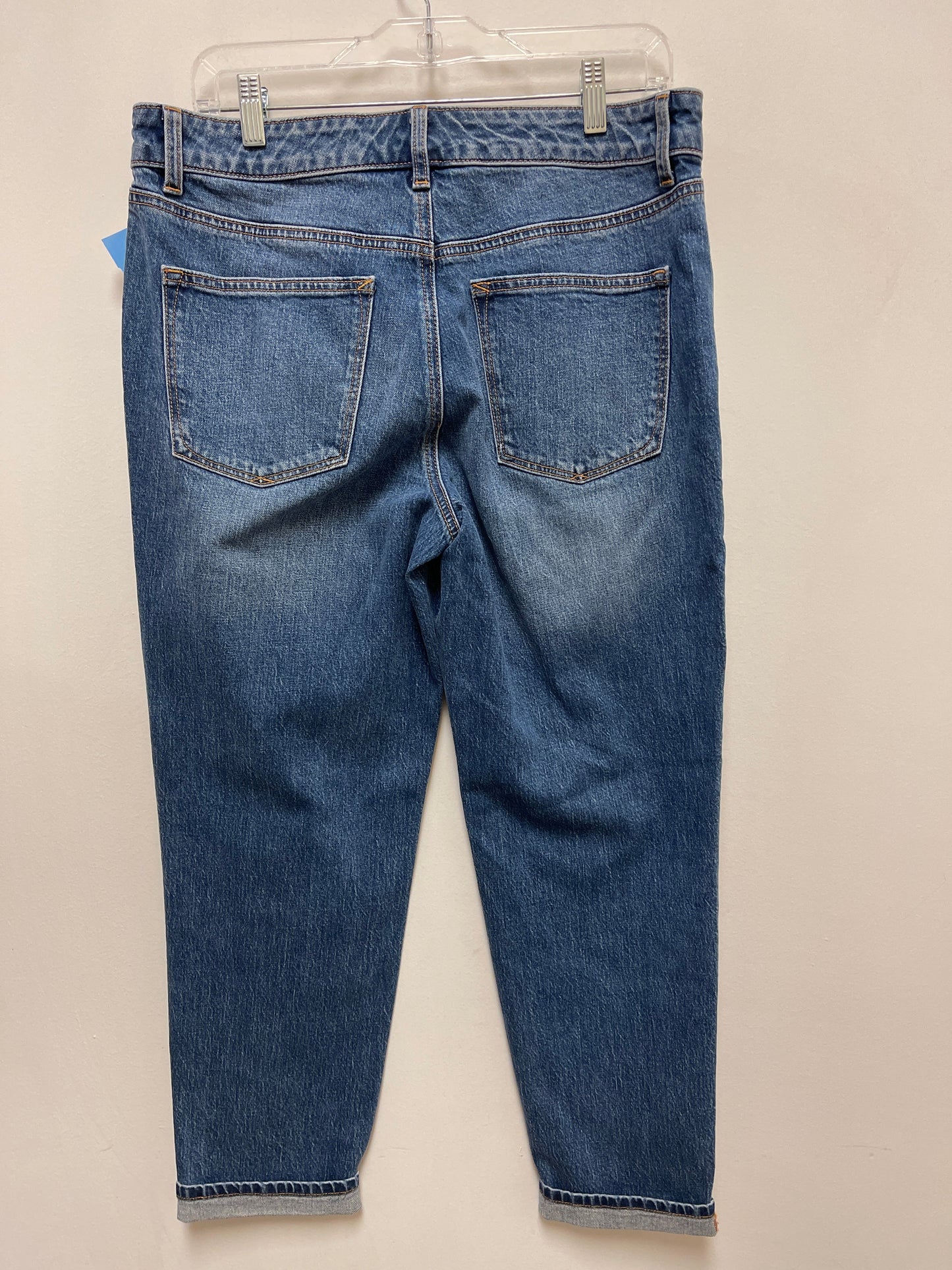 Jeans Straight By Talbots In Blue Denim, Size: 6